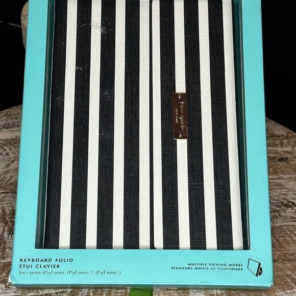♠️kate Spade♠️ Keyboard Folio for Ipad Mini. Bluetooth & Tested. New in Box - Picture 3 of 7